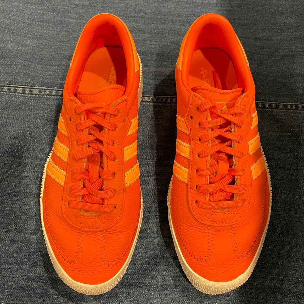 Women’s Adidas Sambarose Orange Sneakers 6.5